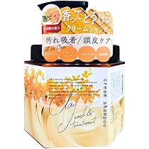 Amazon | クレイクリームシャンプー (本体1個, 金木犀の香り) | ノー